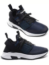 Men's Jago Nylon Mesh Low Top Sneakers Navy - TOM FORD - BALAAN 2