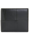 Cassette Half Wallet Dark Green - BOTTEGA VENETA - BALAAN 2