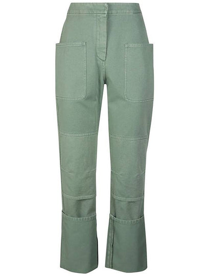 Pacella straight pants sage green - MAX MARA - BALAAN 2