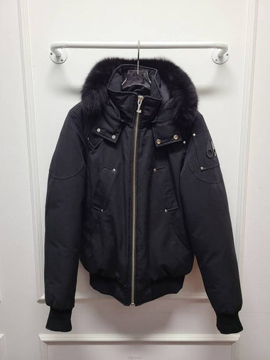 Used luxury goods Lewis It M Black fur ballistic bomber padded jumper - MOOSE KNUCKLES - BALAAN 1