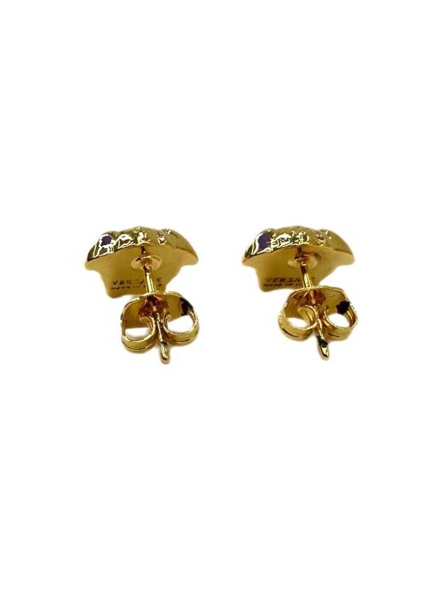 Medusa Head Stud Earrings Gold - VERSACE - BALAAN 6