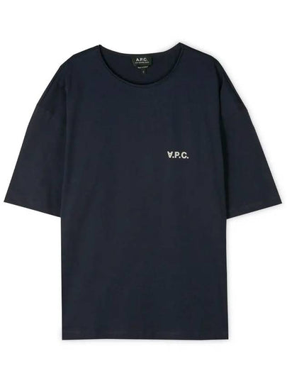 Jeremy Logo Short Sleeve T-shirt Dark Navy - A.P.C. - BALAAN 2