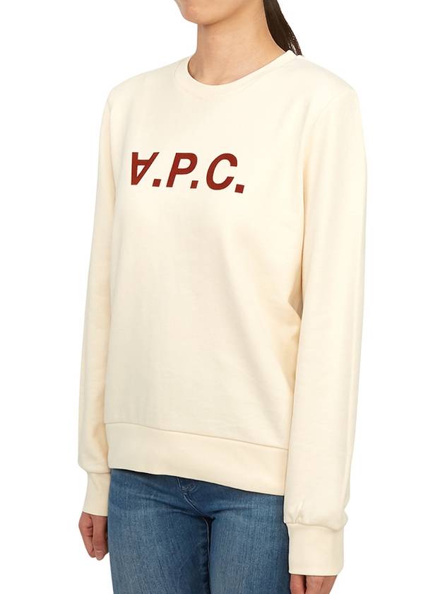 VPC Logo Sweatshirt Offwhite - A.P.C. - BALAAN 5