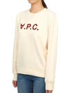 VPC Logo Sweatshirt Offwhite - A.P.C. - BALAAN 3