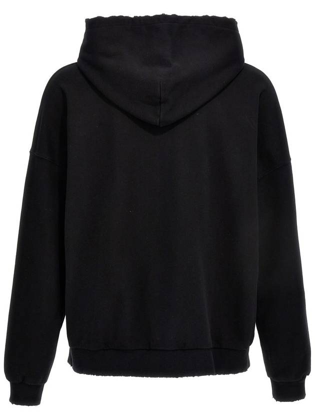 Monogram Popover Hoodie Black PMBB126E23FLE0011003 - PALM ANGELS - BALAAN 3