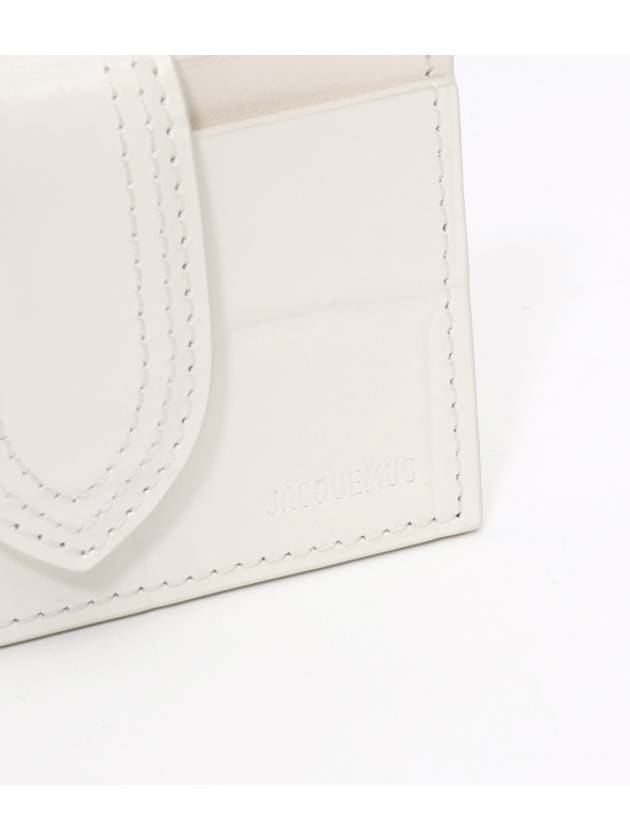 Le Porte Carte Bambino Leather Card Wallet Ivory - JACQUEMUS - BALAAN 4