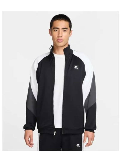 Air Poly Knit Zip-Up Jacket Black - NIKE - BALAAN 2