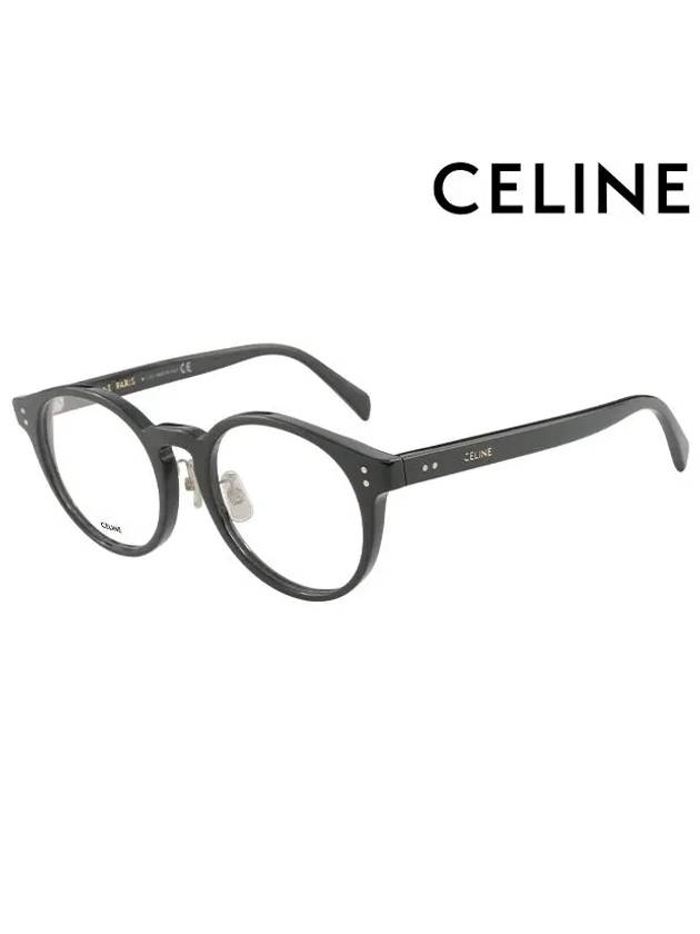 Glasses Frame CL50031J 001 Round Acetate Men Women - CELINE - BALAAN 3