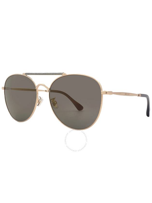 Jimmy Choo Brown Gold Pilot Ladies Sunglasses ABBIE/G/S 0W8Q/K1 61 - JIMMY CHOO - BALAAN 3