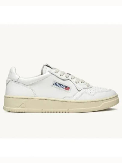 Medalist Leather Low Top Sneakers White - AUTRY - BALAAN 2