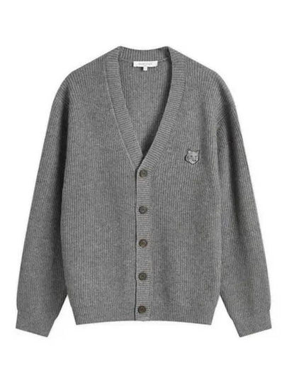 cardigan NM00501KT1093 H131 MEDIUM GRAY MELANGE - MAISON KITSUNE - BALAAN 2