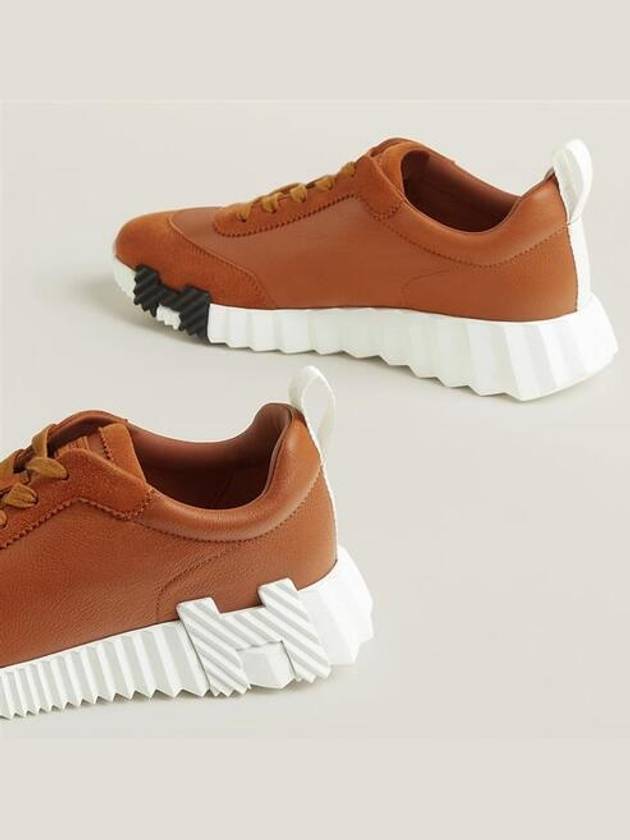 Bouncing Low Top Sneakers Brown - HERMES - BALAAN 5