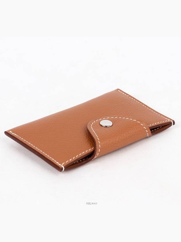 Iliad Card Holder Gold W 73834 - HERMES - BALAAN 3