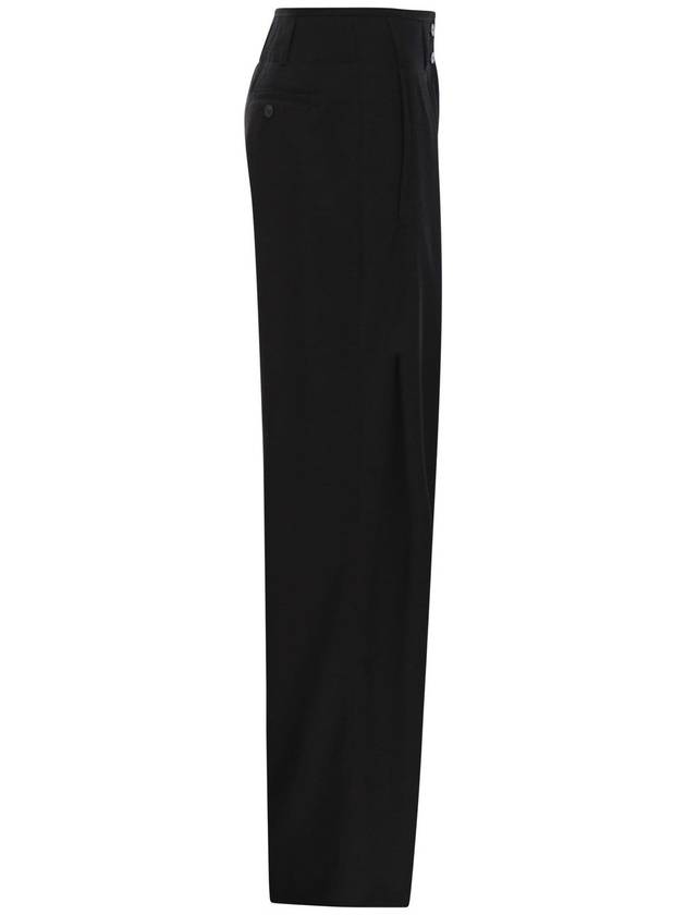 DINGEY - Loose-fitting trousers in wool blend - WEEKEND MAX MARA - BALAAN 3