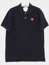 P1T0062 NAVY collar t shirt - COMME DES GARCONS - BALAAN 3