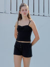 CORSAGE STRING SLEEVELES BLACK - ANOETIC - BALAAN 4