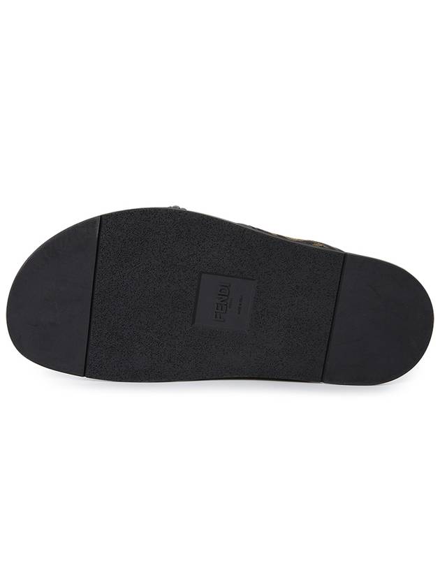 FF Logo Slipper Brown - FENDI - BALAAN 6