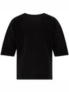 Homme Plissé Pleated Round Short Sleeve T-Shirt Black - ISSEY MIYAKE - BALAAN 2