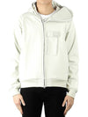 Logo Patch Asymmetric Zip-Up Hoodie Light Grey - CP COMPANY - BALAAN 2