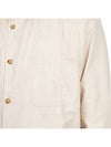 Malo Logo Cotton Long Sleeve Shirt Beige - A.P.C. - BALAAN 11