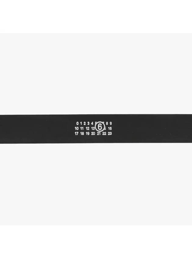 Number Leather Belt Black - MAISON MARGIELA - BALAAN 4