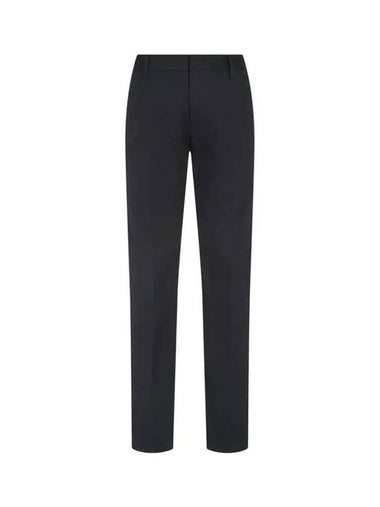 Men s Cotton Blend Criss Pants Black 270903 - EMPORIO ARMANI - BALAAN 1