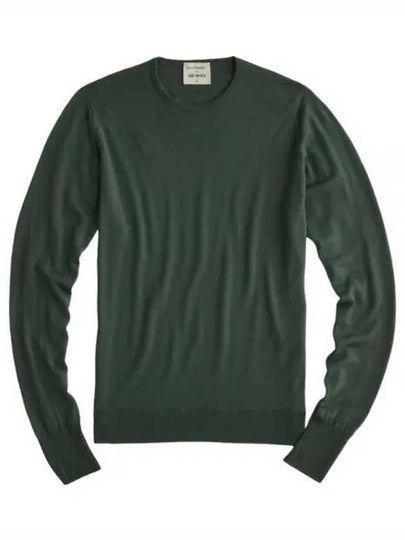 Marcus Crew Neck Knit Top Highland Green - JOHN SMEDLEY - BALAAN 2