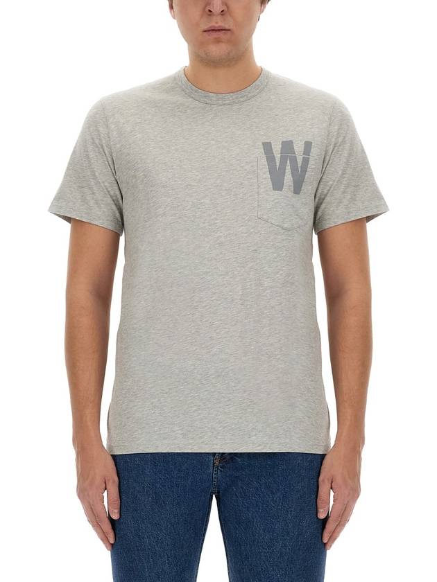 T-SHIRT WITH LOGO - WOOLRICH - BALAAN 1