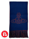 ORB Logo Muffler Blue - VIVIENNE WESTWOOD - BALAAN 8