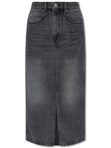 Isabel Marant Denim Skirt Tilauria, Women's, Grey - ISABEL MARANT - BALAAN 1