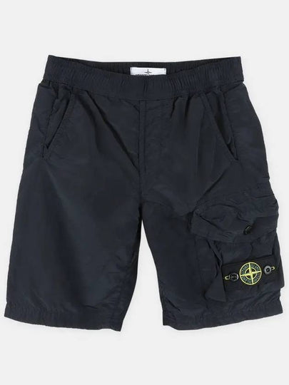 Stone Kids Waffen Patch Metallic Swim Pants Navy 7616L0213 V0020 - STONE ISLAND - BALAAN 2