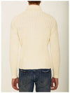 Wool Turtleneck White - TEN C - BALAAN 4