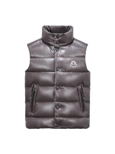 Tib Down Vest Dark Grey - MONCLER - BALAAN 1