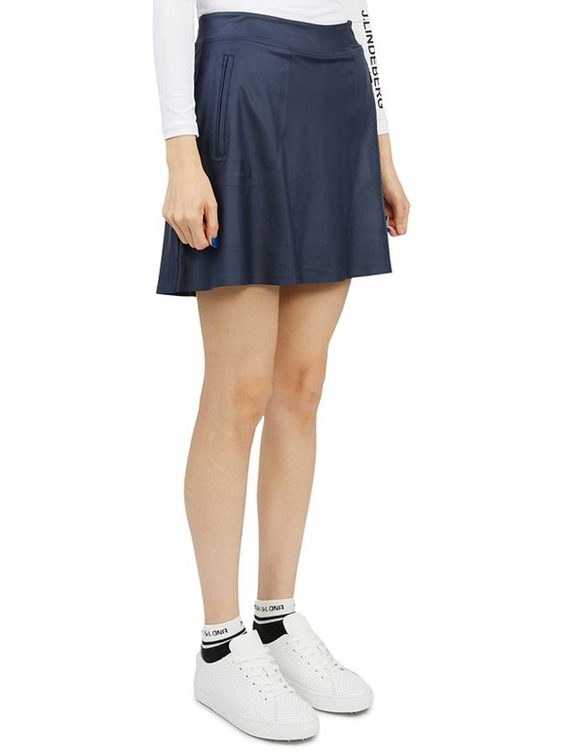 Women's Effortless Golf Skirt Twilight Navy - G/FORE - BALAAN 4