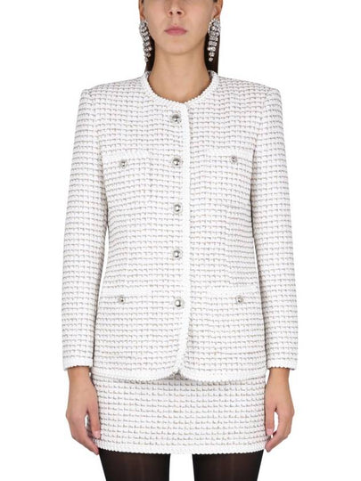 Jacket FAB3168 F3805 822 WHITE - ALESSANDRA RICH - BALAAN 2