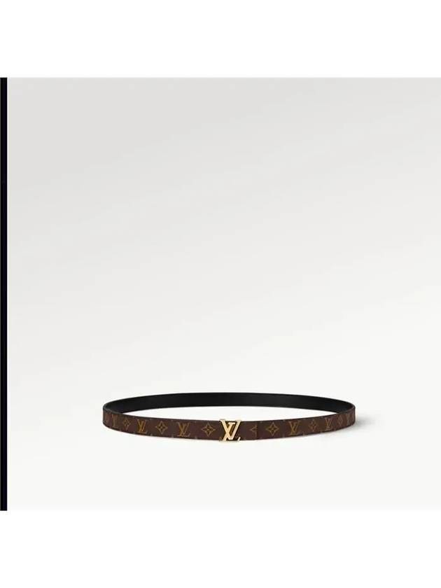 LV Iconic 20MM Reversible Leather Belt Black Brown - LOUIS VUITTON - BALAAN 6