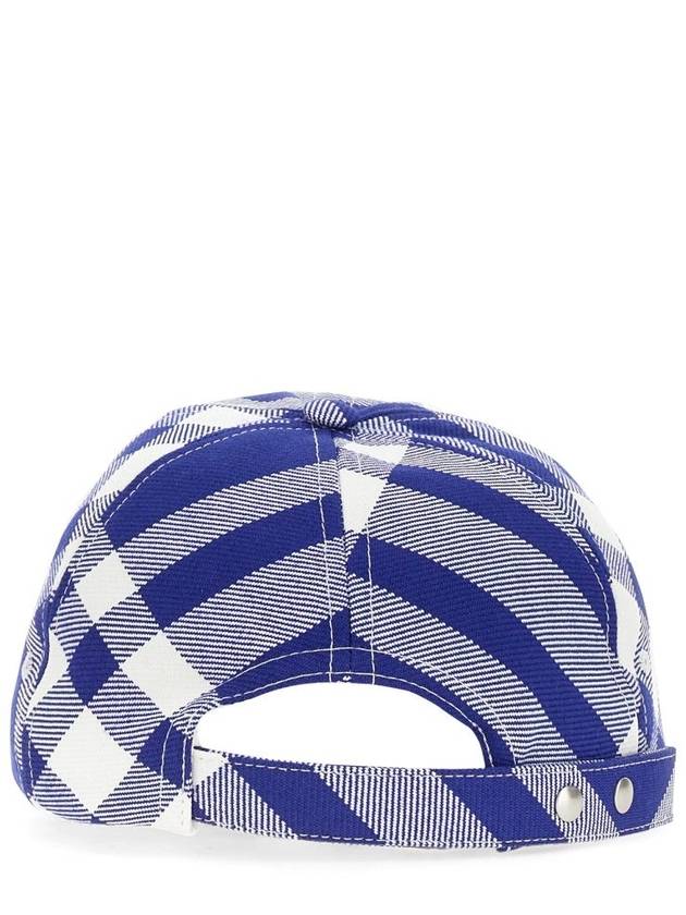 Check Ball Cap Blue - BURBERRY - BALAAN 4