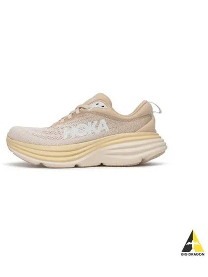 Bondi 8 Low Top Sneakers Beige - HOKA ONE ONE - BALAAN 2