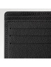 Multiple Taiga Leather Half Wallet Black - LOUIS VUITTON - BALAAN 5