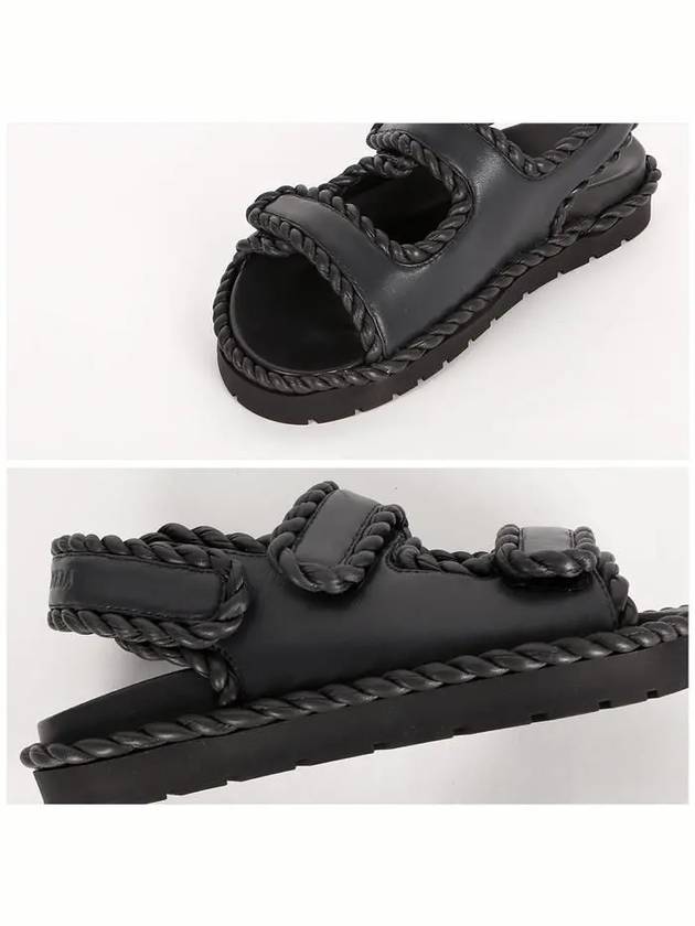 Jack Flat Sandals Ardoise - BOTTEGA VENETA - BALAAN 6