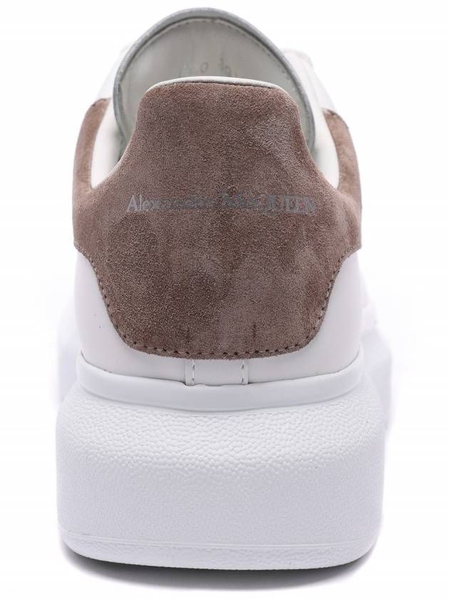Men's Suede Heel Counter Oversole Sneakers White - ALEXANDER MCQUEEN - BALAAN 5