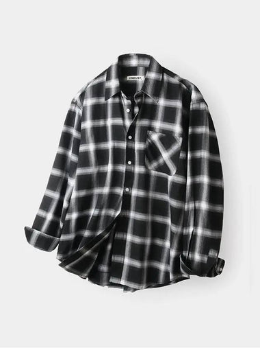 Tartan check shirt black - INDUST - BALAAN 1