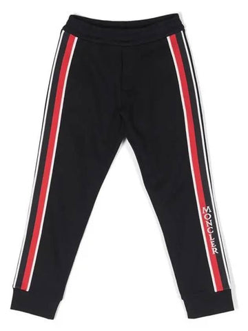 Moncler Kids 6 10 Stripe Logo Track Pants - MONCLER - BALAAN 1