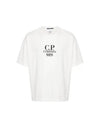 Sweatshirt 20 1 Jersey Boxy Logo T Shirt 16CMTS231A 005697G 103 Jersey Boxy Logo - CP COMPANY - BALAAN 1