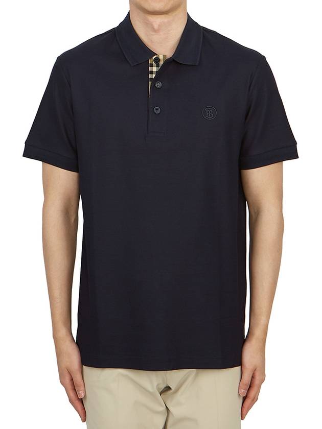 Eddie Polo Shirt Navy - BURBERRY - BALAAN 2