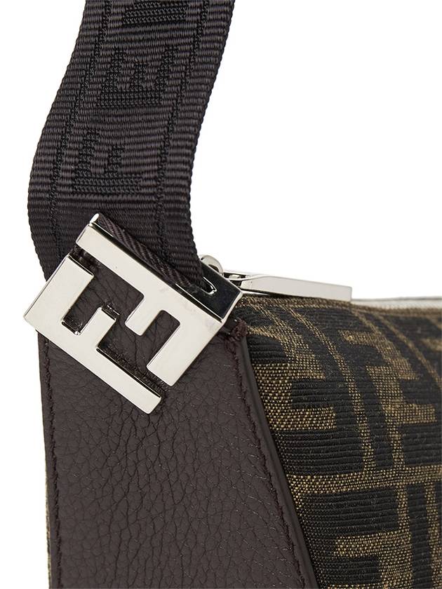 Melon FF Jacquard Small Shoulder Bag Brown - FENDI - BALAAN 9