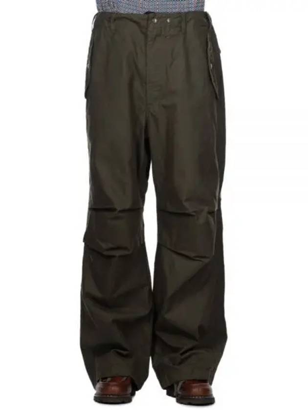 Over Pant B Olive Cotton Brushed HB 24F1F022 PS322 BZ006 Pants - ENGINEERED GARMENTS - BALAAN 1