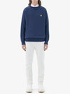 Fox Head Patch Classic Sweatshirt Navy Melange - MAISON KITSUNE - BALAAN 4