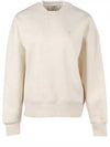 Tone On Tone Mini Logo Round Neck Sweatshirt Beige - AMI - BALAAN 2