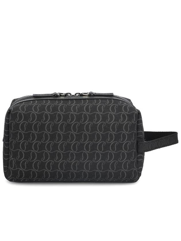 Zip N Flap Pouch Bag Black - CHRISTIAN LOUBOUTIN - BALAAN 3